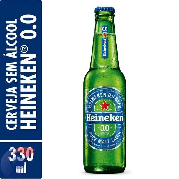 Heineken zero 330 ml long neck