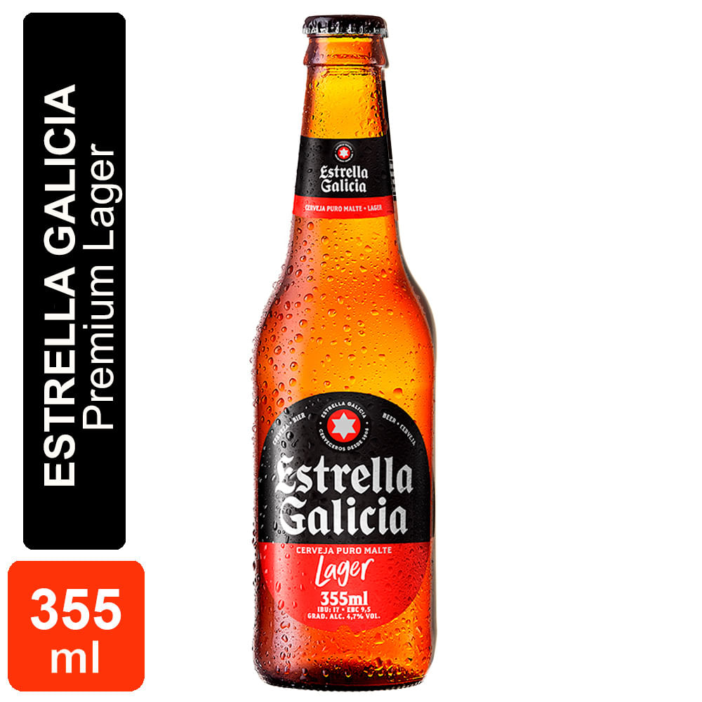 Estrella Galícia 355 ml long neck