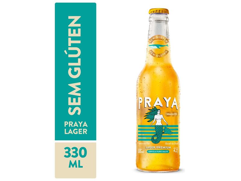 Praya sem glúten long neck 330 ml