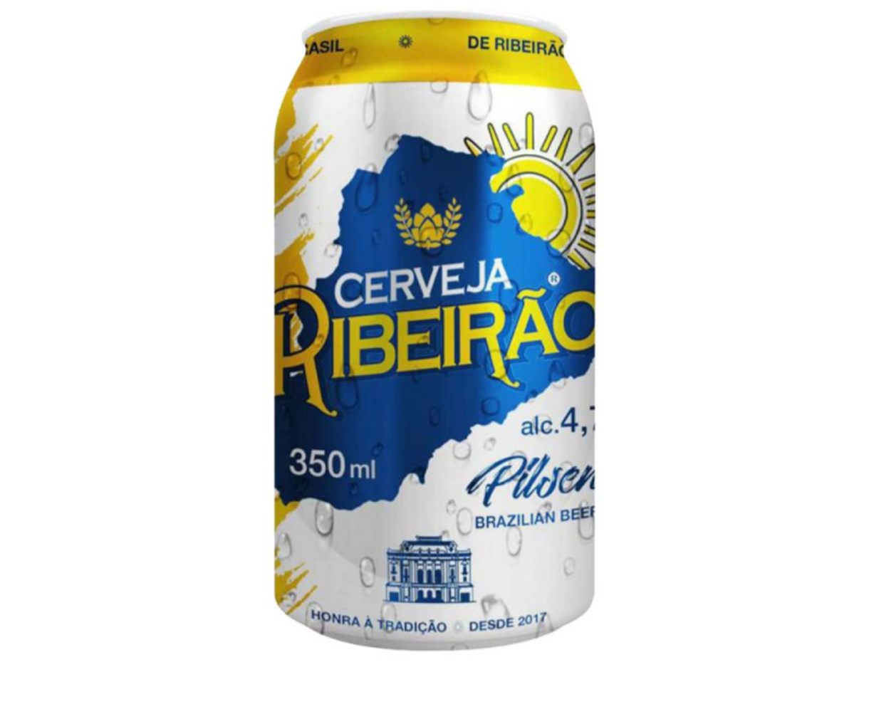 Cerveja Ribeirão 350 ml lata