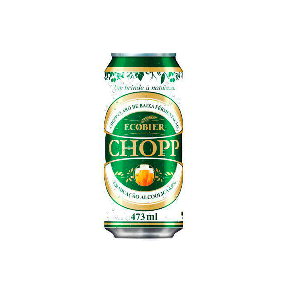 Ecobier chopp 473 ml latão