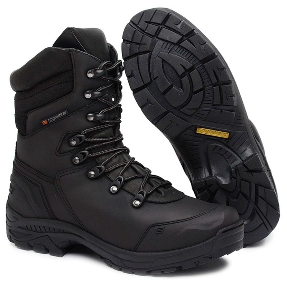 Bota Coturno Militar Unissex 100% Couro Gogowear Bope