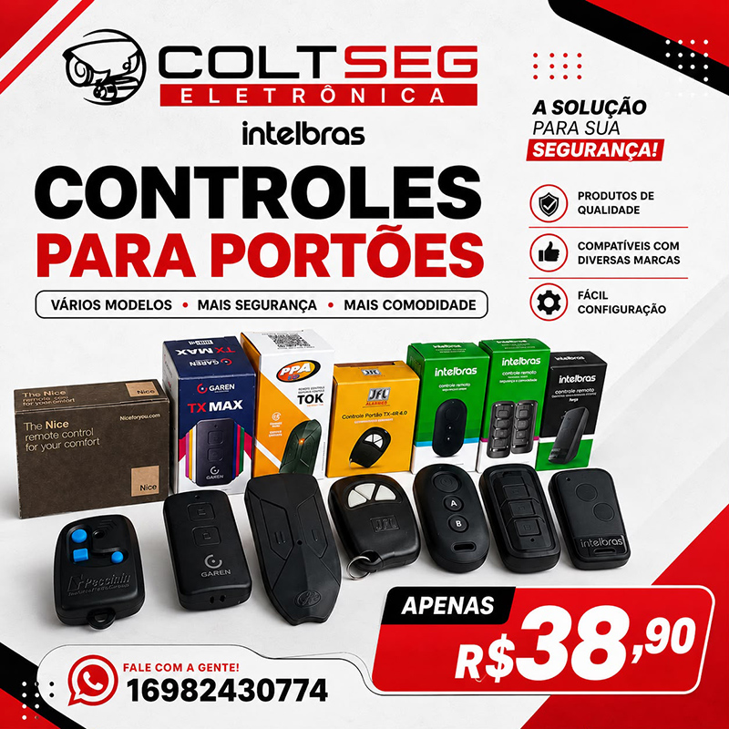 Controle para Portão Eletrônico